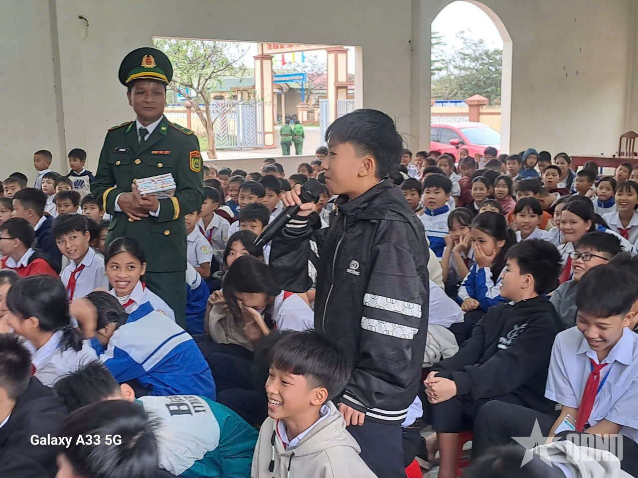 Đồn Biên phòng Triệu Vân tổ chức tuyên truyền về Quân đội nhân dân Việt Nam